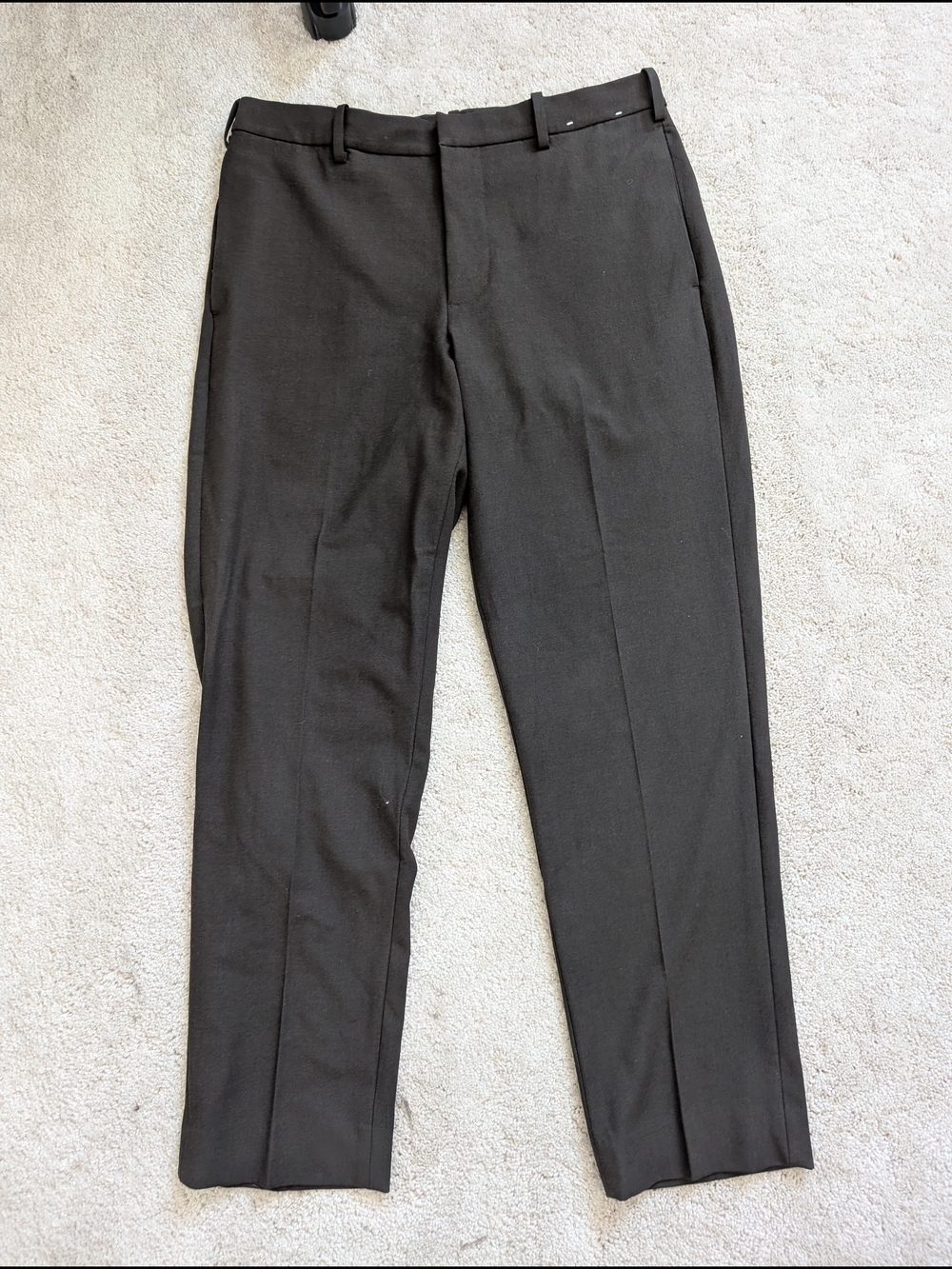 Uniqlo Men's Brown Smart Ankle Pants